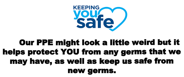 keeping you safe message